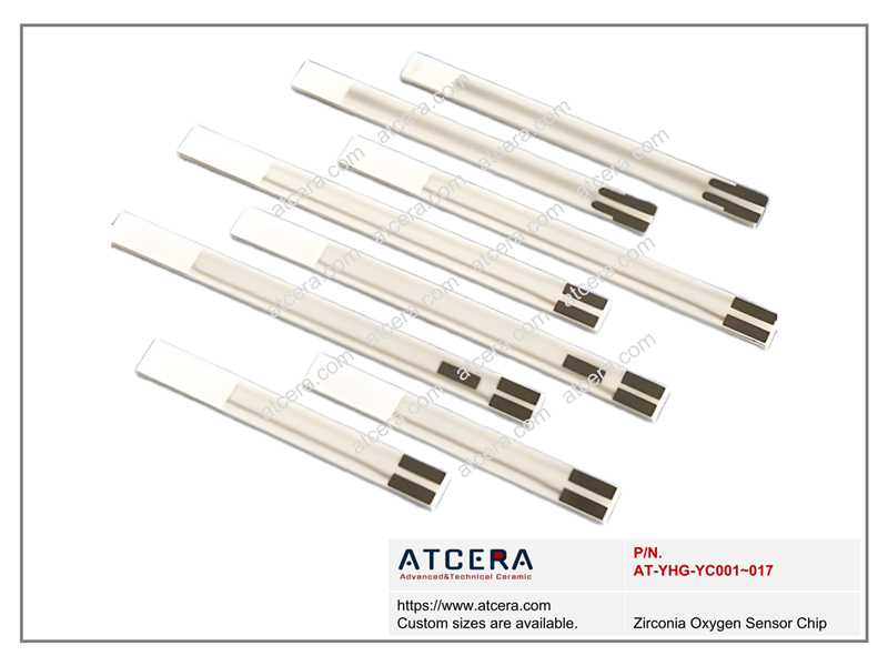 Drawing of Zirconia Oxygen Sensor Chip