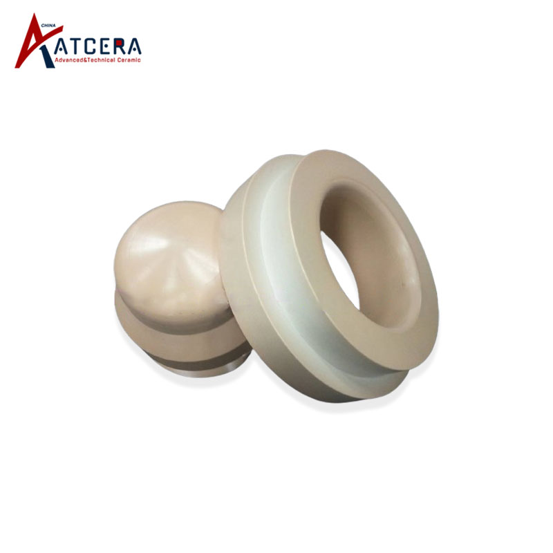 Magnesia stablized zirconia ceramic ball valve 4