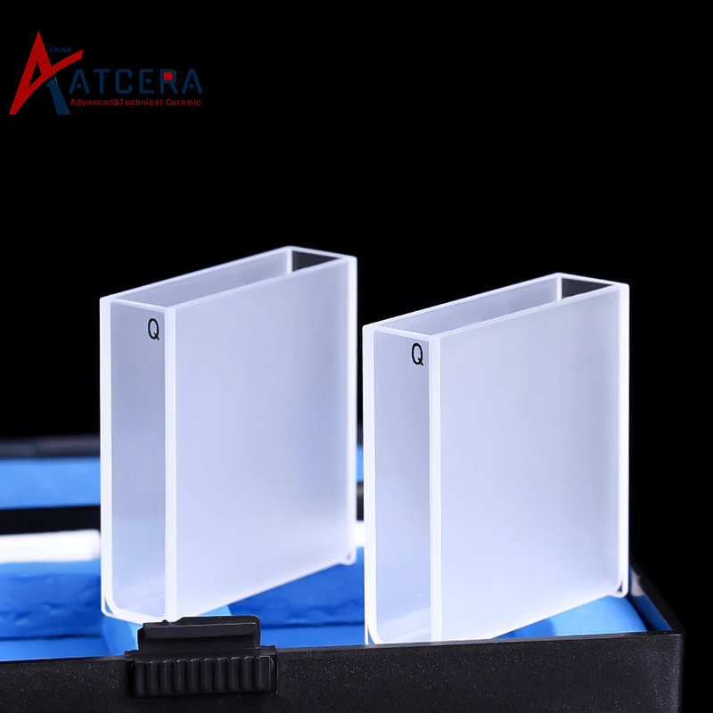 Quartz cuvette cells with lid